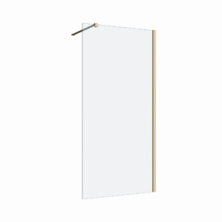 Inloopdouche Silvio 30x200 mat goud