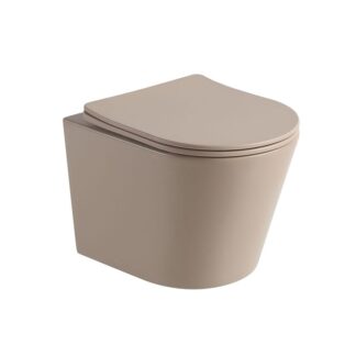 Hangend toilet Julio mat beige